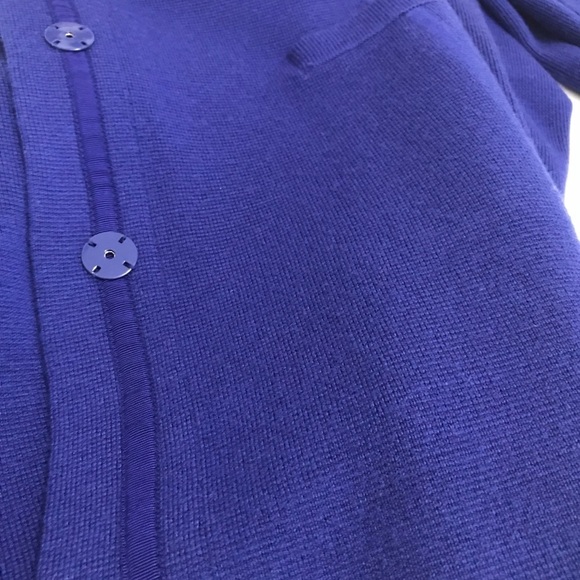 Talbots 100% Pure Merino Wool Long Cardigan Jacket Dress Size Large - Picture 9 of 12